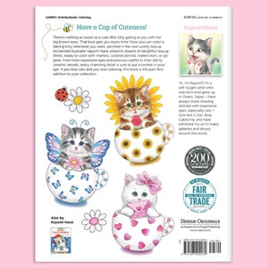 Coloring Book: Teacup Kittens Coloring Book Cat Coloring Book image 8