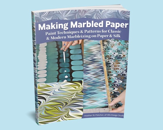 Book: Making Marbled Paper Book Marbling Supplies How to Marbleize Paper 