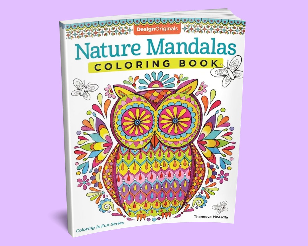 Coloring Book: Nature Mandalas Coloring Book Mandala Coloring Pages