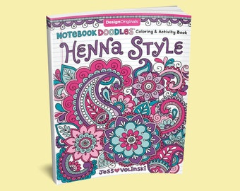 Coloring Book: Notebook Doodles Henna Style Coloring & Activity Book  - Coloring Book for Girls
