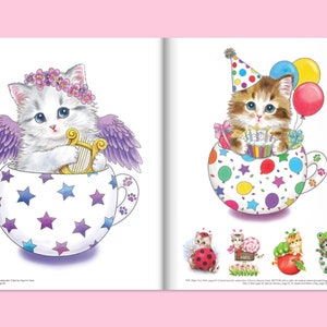 Coloring Book: Teacup Kittens Coloring Book Cat Coloring Book image 3