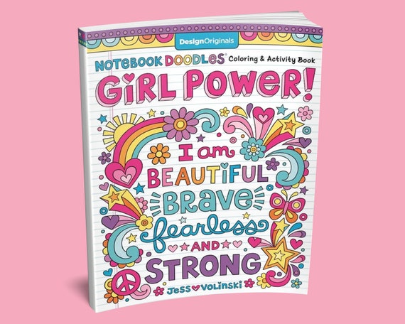 Coloring Book: Notebook Doodles Girl Power Coloring & Activity Books  Coloring Book for Girls 