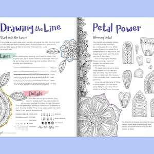 Book: Let's Draw Flowers How to Draw Flowers Book image 2