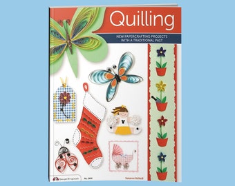 Book: Quilling Book - Quilling Tutorial Book - Quilling Projects - How to Quill - Quilling Patterns - Quilling Templates