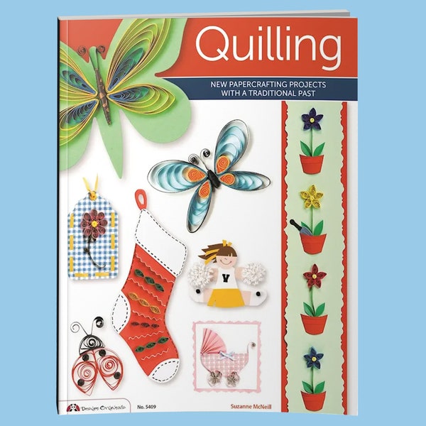 Book: Quilling Book - Quilling Tutorial Book - Quilling Projects - How to Quill - Quilling Patterns - Quilling Templates