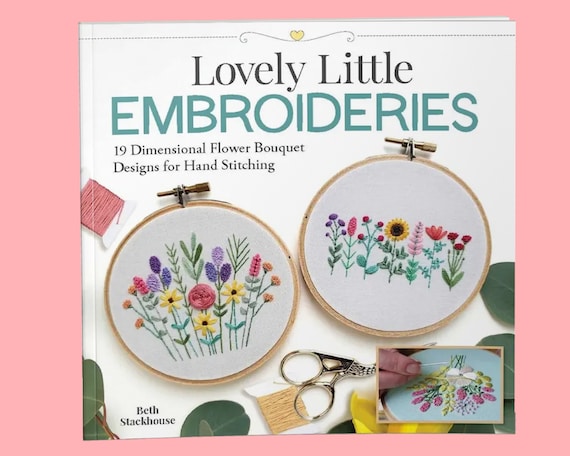 Book: Lovely Little Embroideries Book Embroidery Book Embroidery Patterns  Needlework Patterns Embroidery for Beginners 