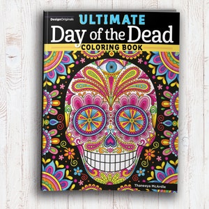 Mini Day of the Dead Sugar Skulls and Mandalas Coloring Book 
