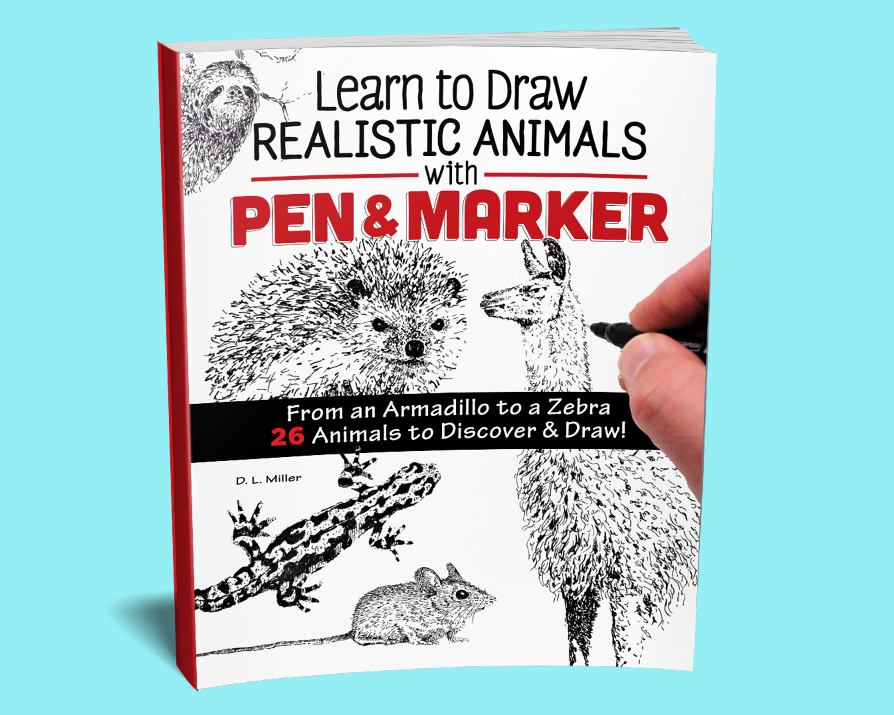 Book: Learn to Draw Realistic Animals With Pen & Marker How to
