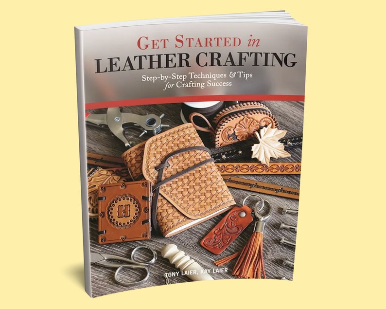 Book Get Started in Leather Crafting Leather Craft Book Etsy