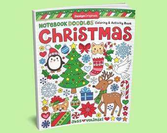 Malbuch: Doodles Weihnachten Malbuch - Malseiten Weihnachten - Malseiten Weihnachten