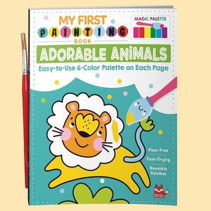 Activity Book: My First Painting Book Adorable Animals - Kids Painting Project - Activity Book for Kids