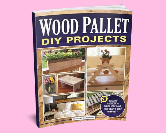 7 Genius Ideas for Recycling Wooden Pallets (With Video Tutorials & Plans) 4 Wood Pallet DIY Projects Book Wood Pallet Furniture Wood