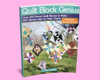 Book: Quilt Block Genius Book - Easy Quilt Block Patterns - Quilt Pattern Ideas