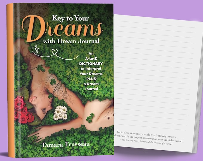 Journal/Notebook:  Key to Your Dreams - Dream Interpretation - Dream Diary - Dream Dictionary - Dream Meanings - Journal Sale