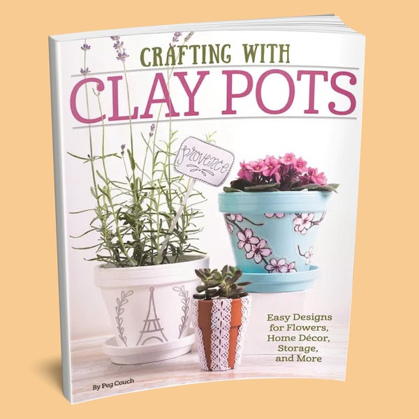 Book: Crafting with Clay Pots - Terracotta Pot Painting - Flower Pot Crafts - DIY Flower Pots - Craft Book