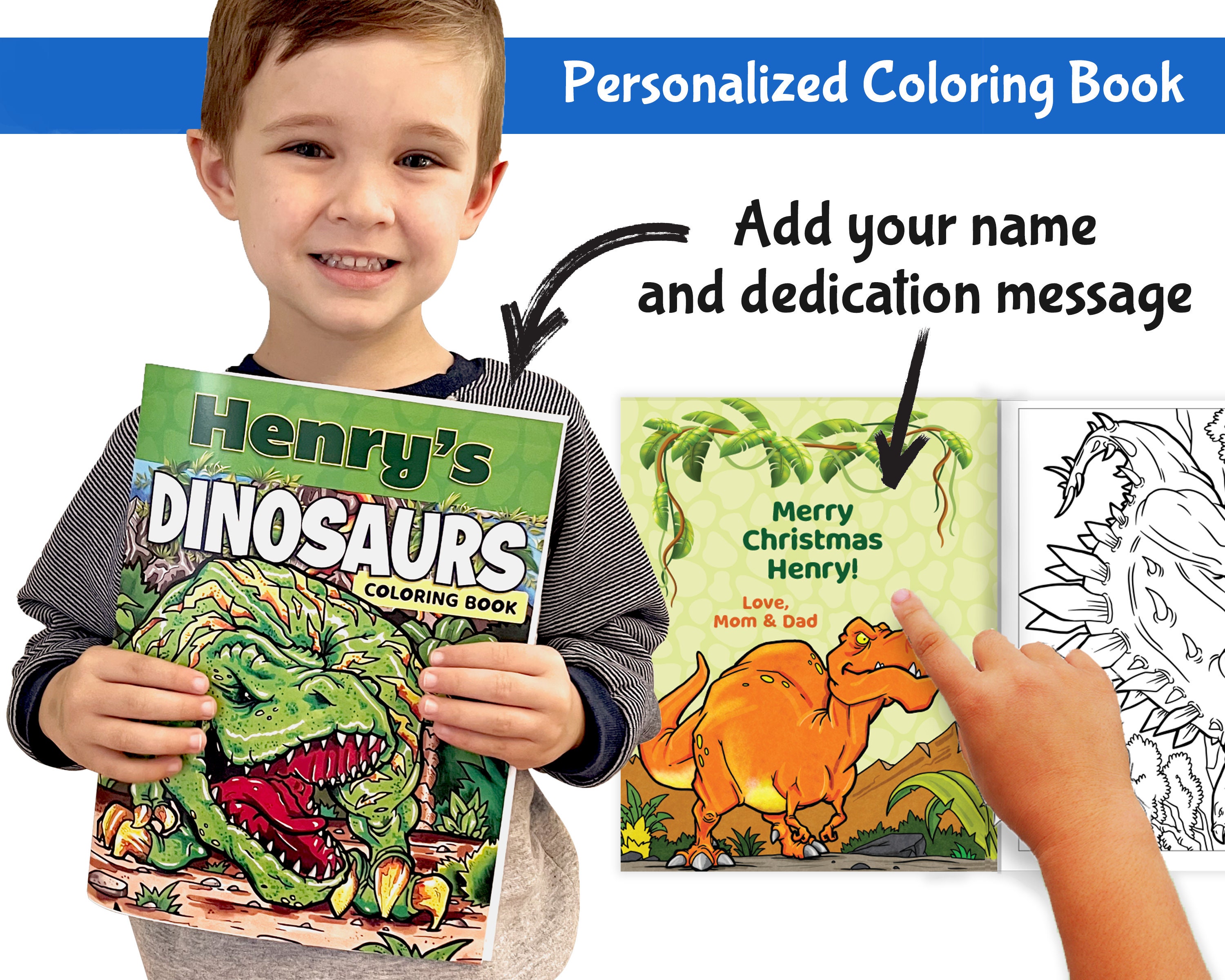 Dinosaurio Libro de Colorear: Para Niños de 4 a 8 Años, Dino Prehistórico  Para Colorear Para Niños y Niñas (Libros Para Colorear Niños)
