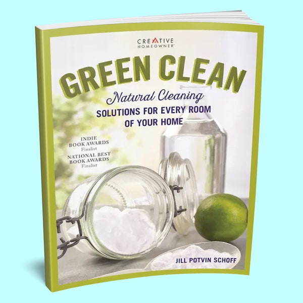 Book: Green Clean Book - DIY Natural Cleaning Solutions - Eco Friendly Cleaning Recipes - Homemade Cleansers
