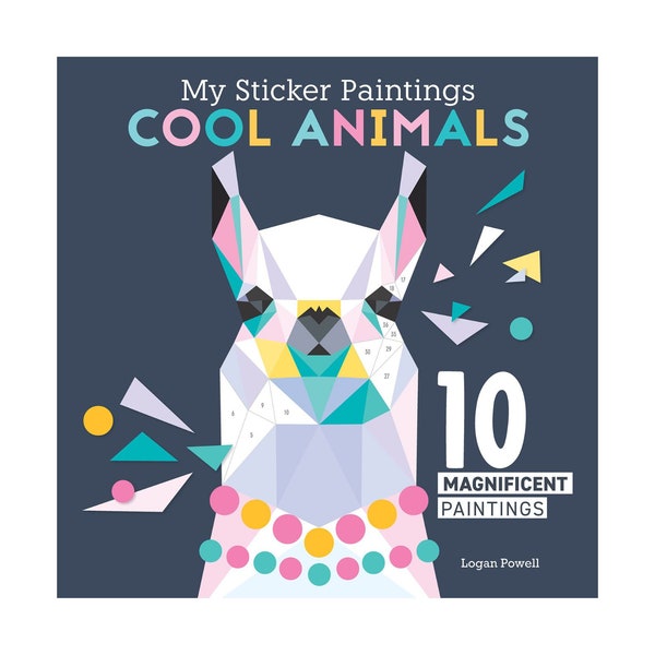 Activity Book: My Sticker Paintings Cool Animals - Sticker Book for Kids - Kids Activity Book – Animals Book for Kids - Animals Sticker Book