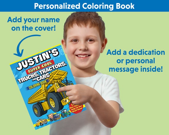 Personalized Kids Color Books Children's Coloring Books