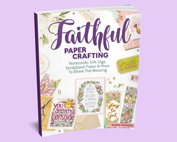 Book: Faithful Papercrafting Book Scrapbook Paper Bible Journaling Kit  Faith Journaling Kit 