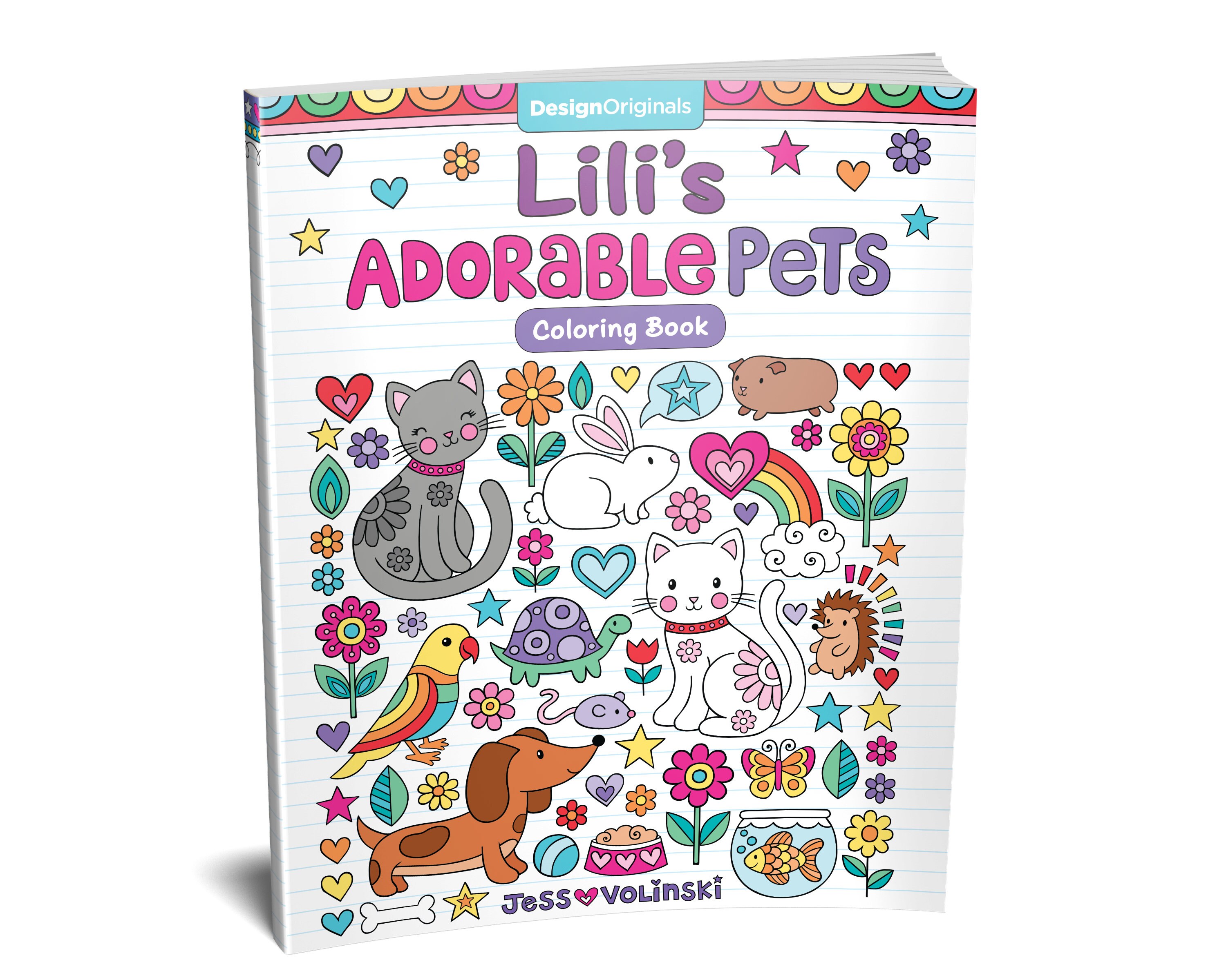 Cadeaux CE - Livre de coloriage animaux personnalisé