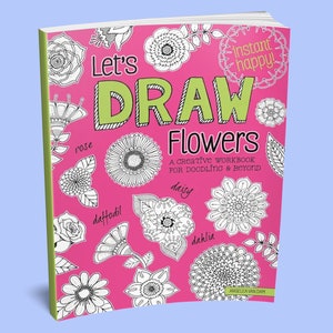 Book: Let's Draw Flowers How to Draw Flowers Book image 1