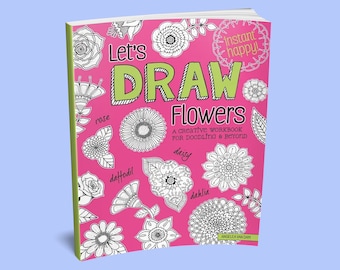 Book: Let's Draw Flowers - How to Draw Flowers Book