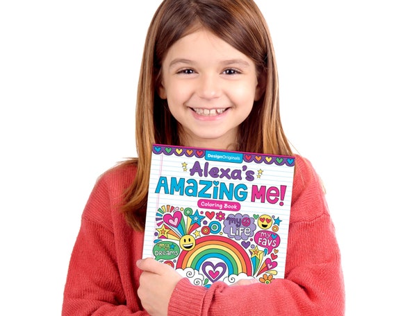 Personalized Coloring Book: Notebook Doodles Amazing Me for Kids