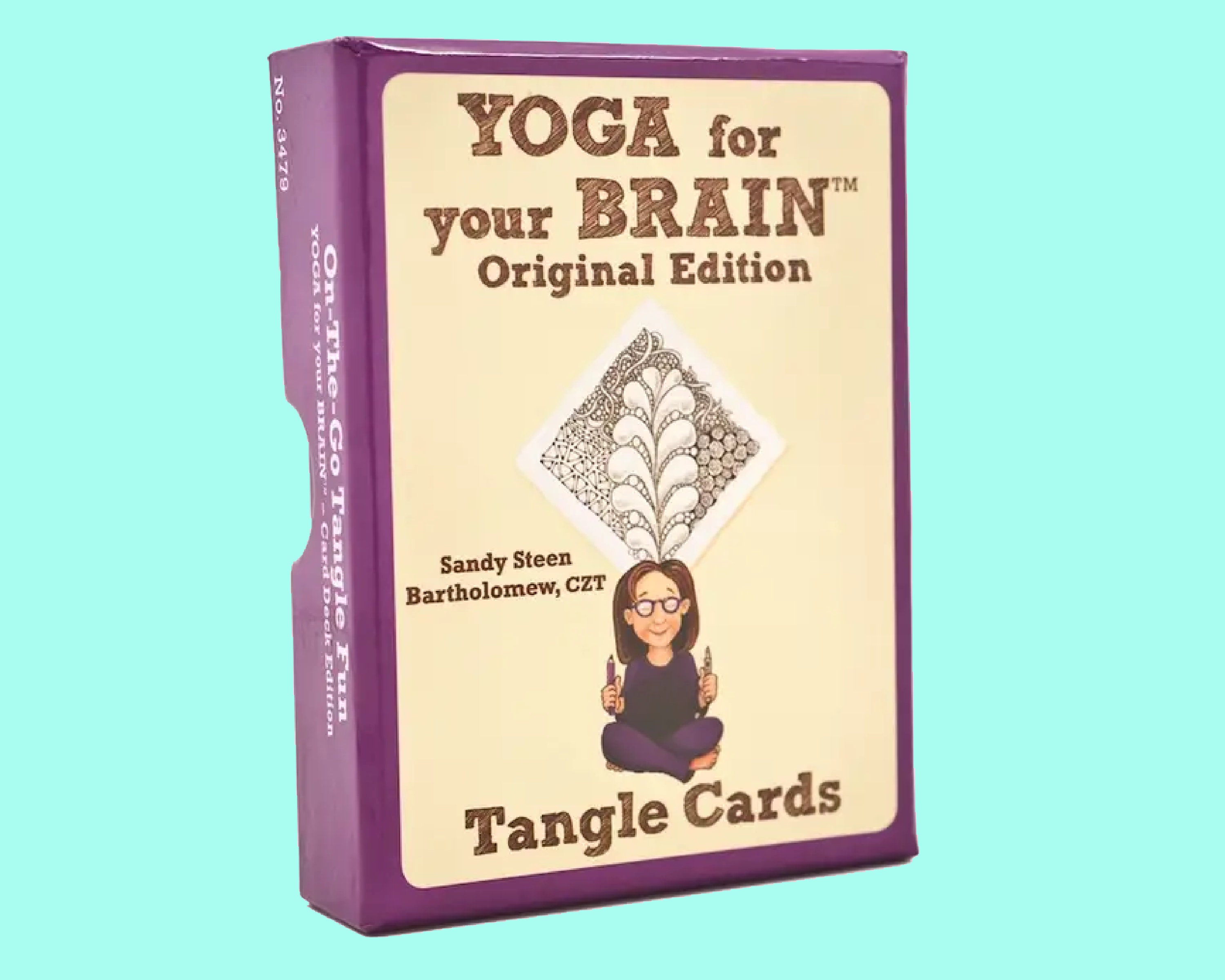 Book: Yoga for Your Brain Zentangle Drawing Book Zentangle