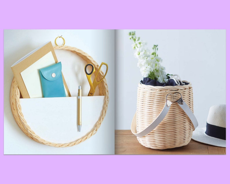 Book Basket Weaving Crafts Basket Weaving Patterns Basket Etsy