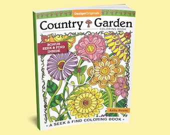 Coloring Book: Country Garden Seek and Find