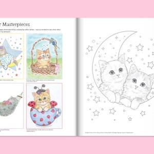 Coloring Book: Teacup Kittens Coloring Book Cat Coloring Book image 4
