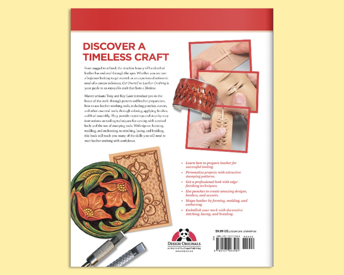 Get Started in Leather Crafting Book Leather Craft Book Etsy