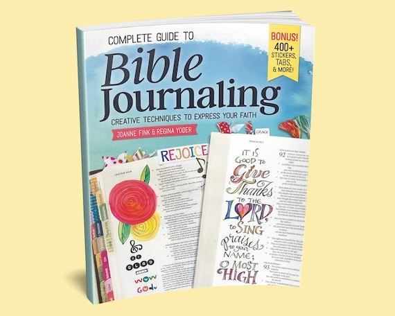 Book: Complete Guide to Bible Journaling Bible Journal Templates Stickers  Faith Journaling Kit 