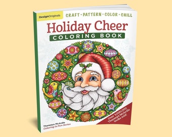 Coloring Book: Holiday Cheer - Christmas Coloring Book - Holiday Coloring Book - Christmas Coloring for Kids - Kids Stocking Stuffer