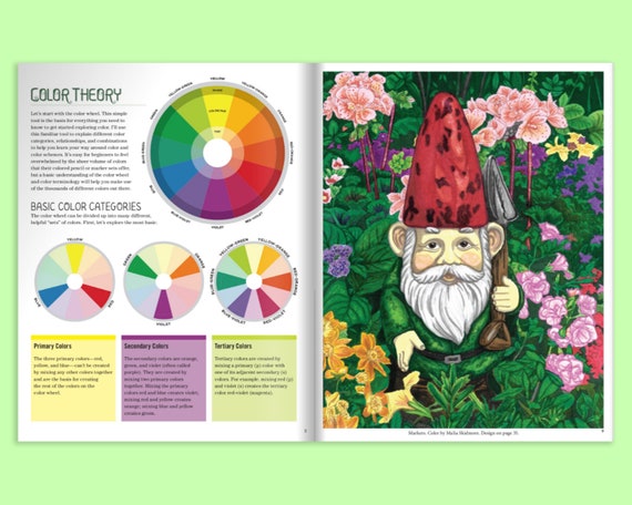 Gnome Coloring Book Color By Numbers For Adults: Funny Gnomes at