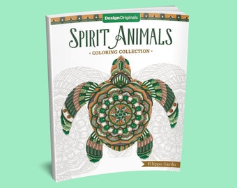 Coloring Book: Spirit Animals Coloring Book - Adult Coloring Book