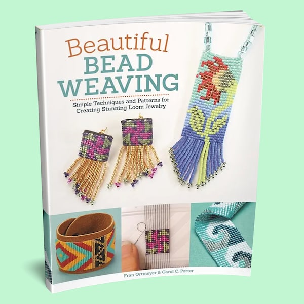 Book: Beautiful Bead Weaving - Beaded Jewelry Tutorial - Bead Weaving Patterns - DIY Beaded Jewelry