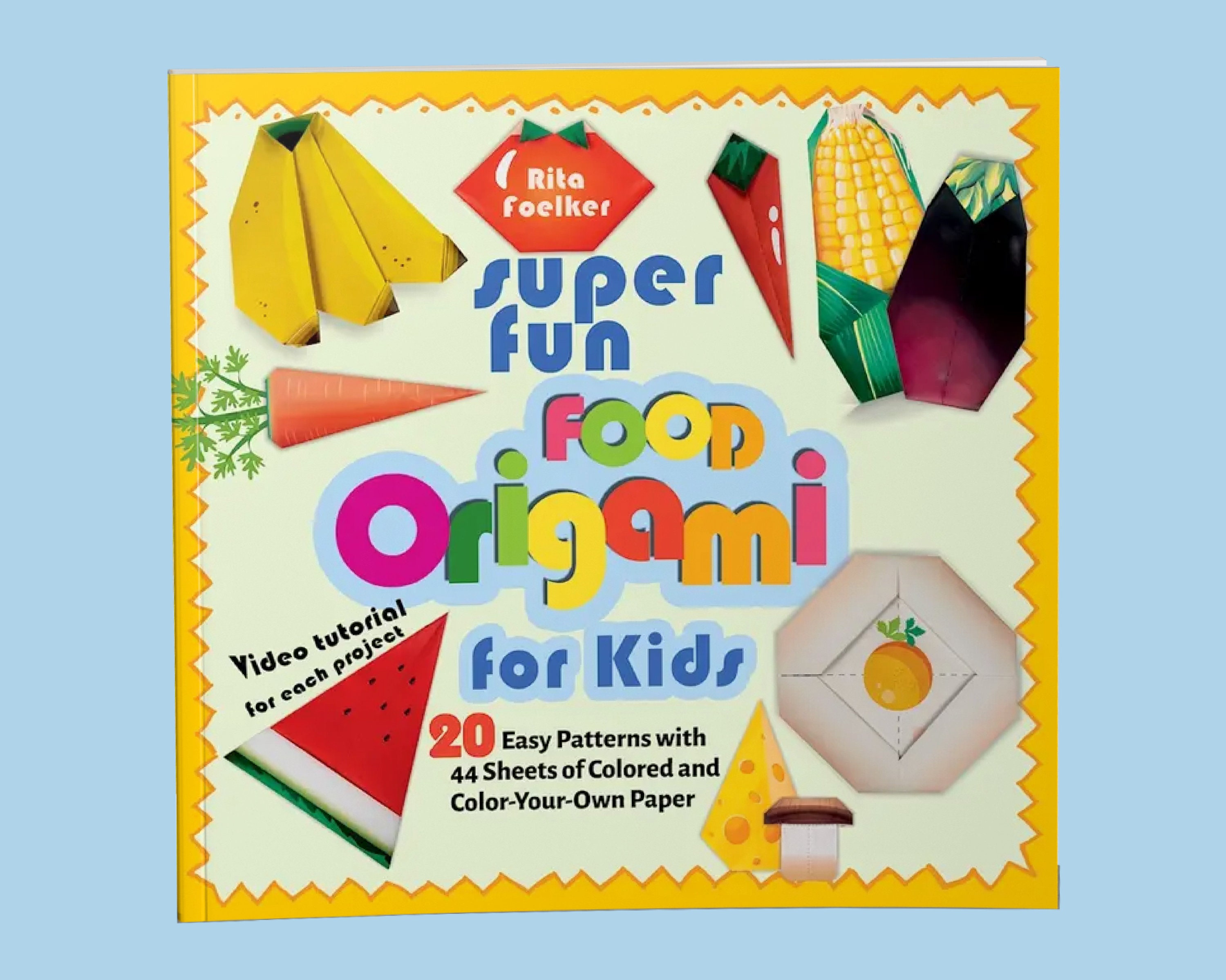 Book: Super Fun Food Origami for Kids Book How to Fold Origami