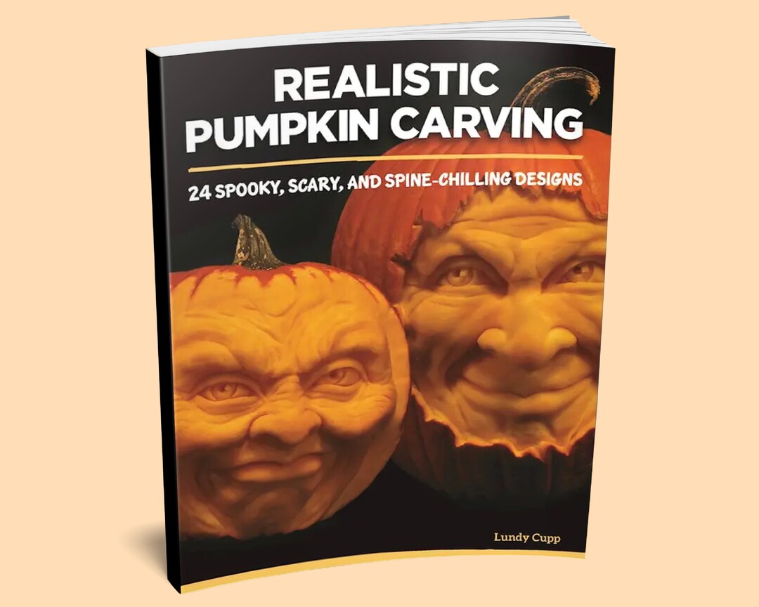 Book: Realistic Pumpkin Carving Book - Pumpkin Carving Stencils ...