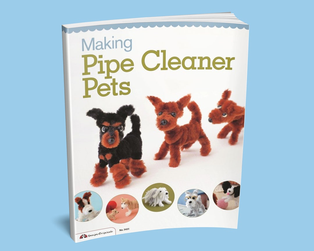 Book Making Pipe Cleaner Pets Kids Craft Book Etsy