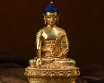 金銅彫刻 - 毘盧遮那仏 - チベット / ネパール - Etsy 日本