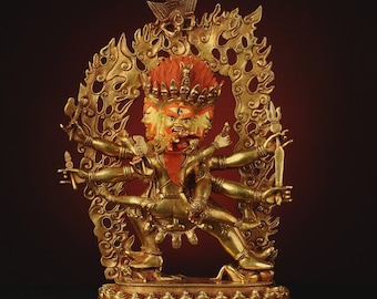 Tibetan/Nepal Buddha statue, bronze Buddha statue, Hayagriva (transliteration: Hayagrīva), blessing ceremony