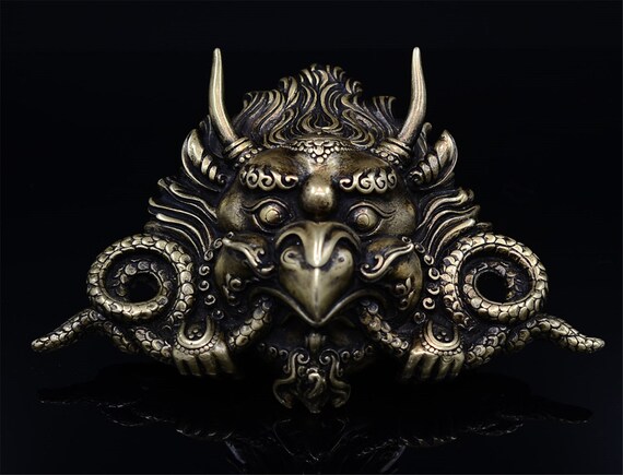 Tibetan Copper and White Metal Horn - ca 100 yrs old Tibetan Copper and White Metal Horn - ca 100 yrs old