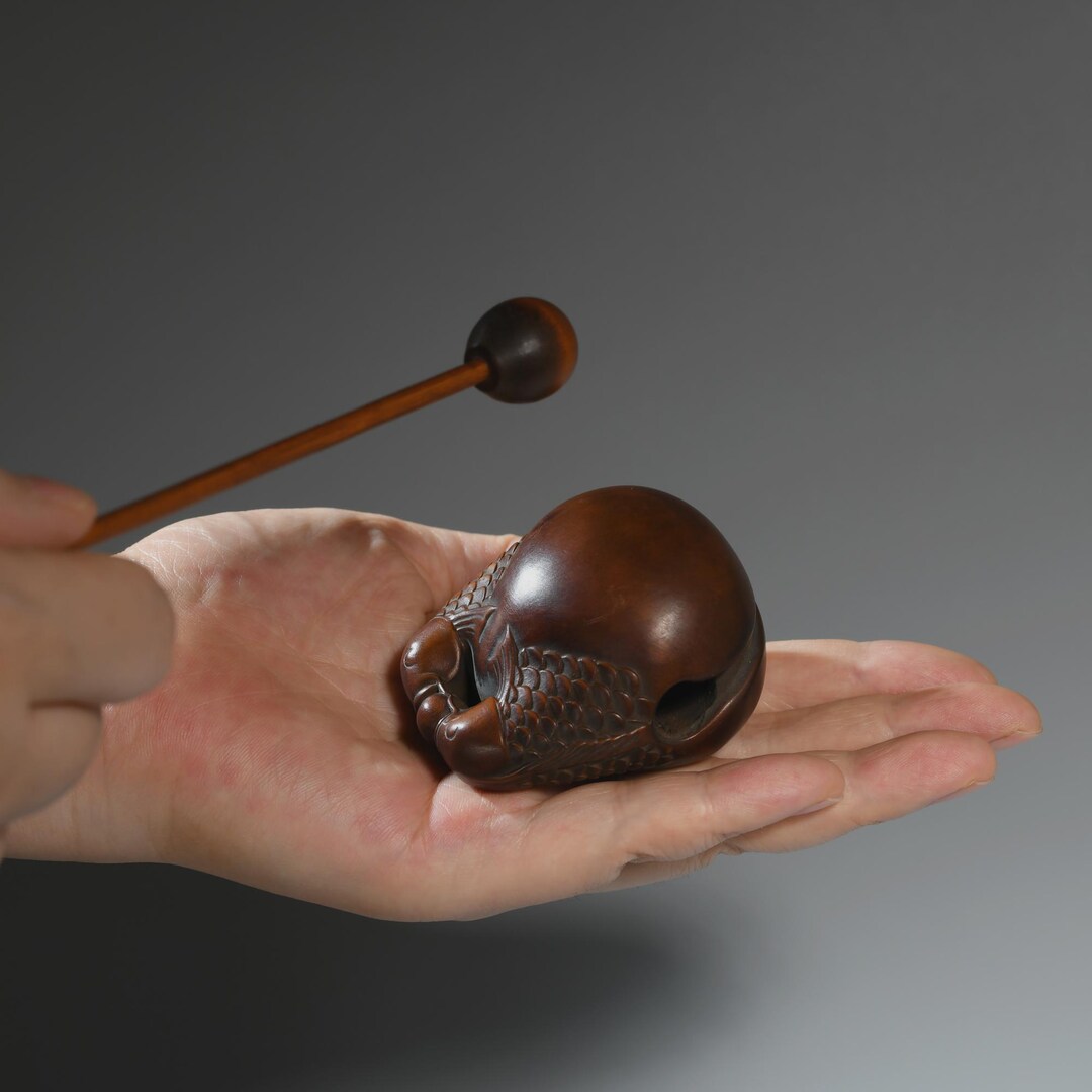 Boxwood Fish Carving: Asian Temple Percussion Instrument - Etsy