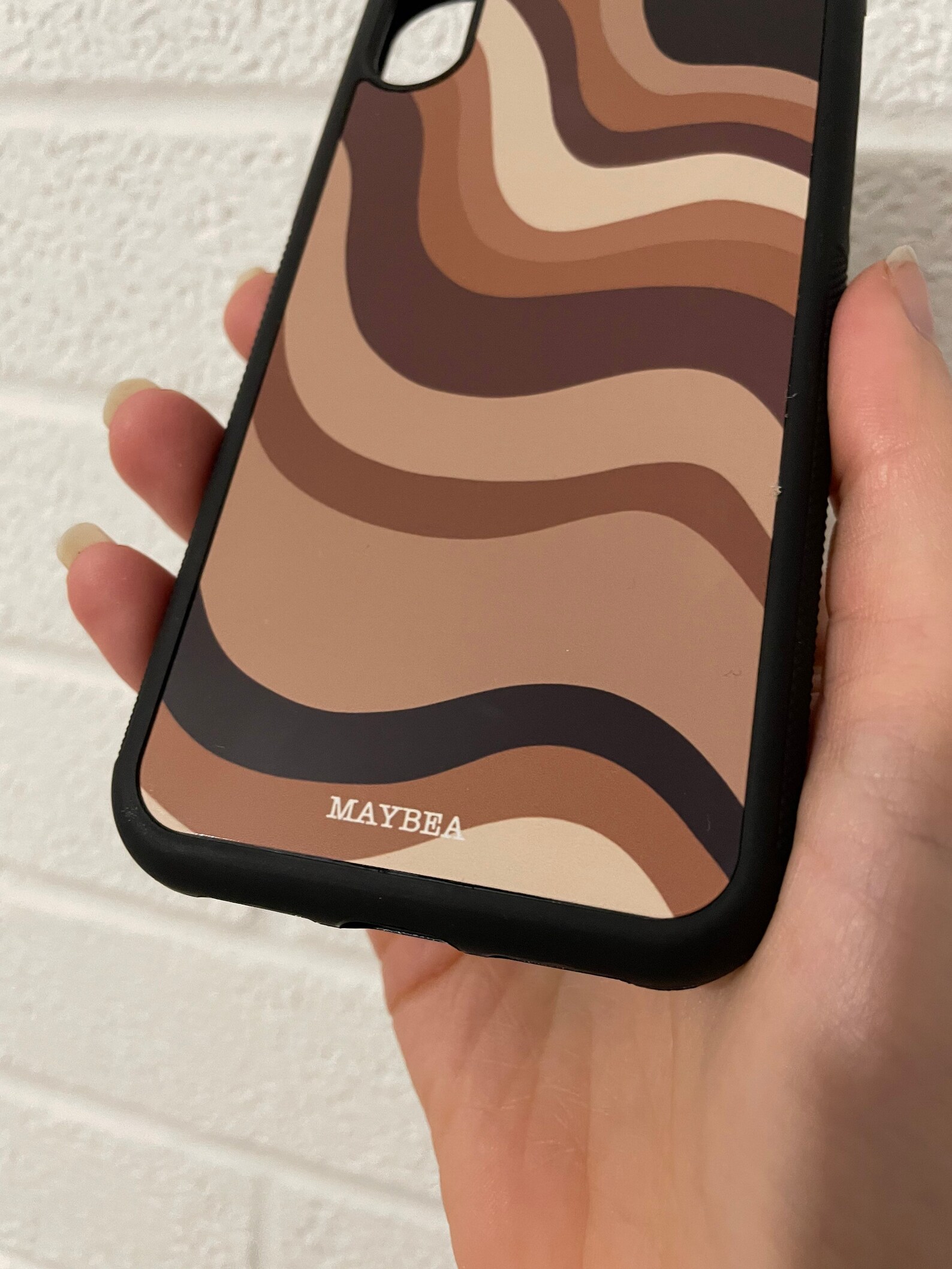 Brown Tonal Phone Case Etsy
