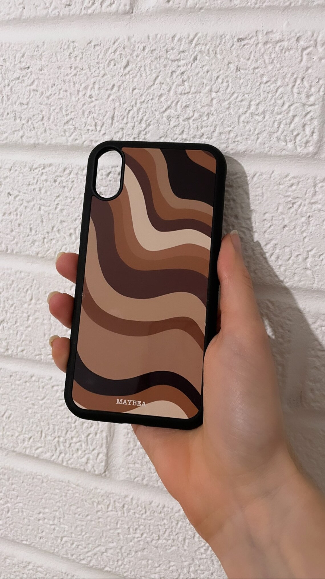 Brown Tonal Phone Case Etsy