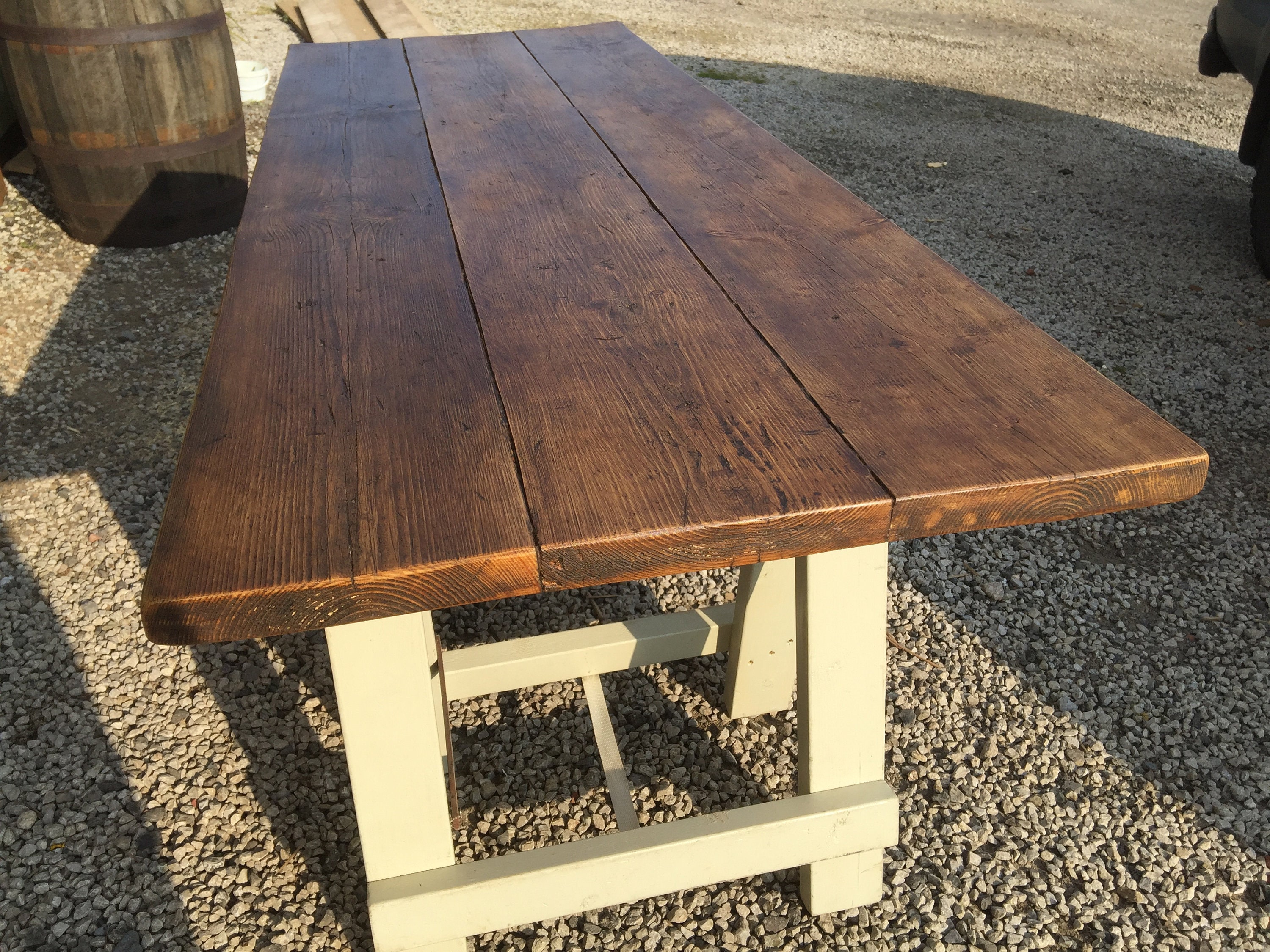 Folding Rustic Wedding / Event Table 6ft Etsy UK
