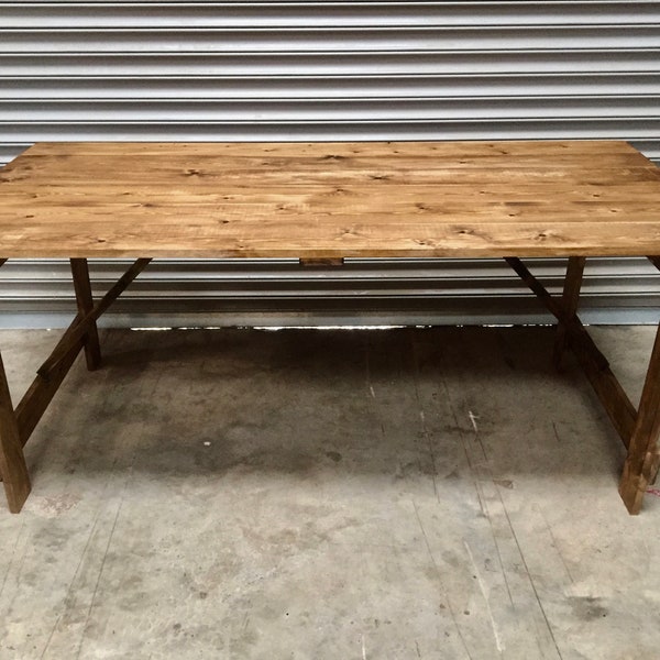 Folding Trestle Table / Banqueting Table / Rustic Table / Wedding Tables