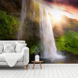 Waterfall wall mural - 69988477 - Muraledesign.com